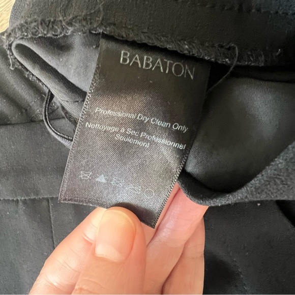 Aritzia Babaton Black Ankle Pull On Cohen Trouser Size 6 | Workwear - Picture 7 of 7